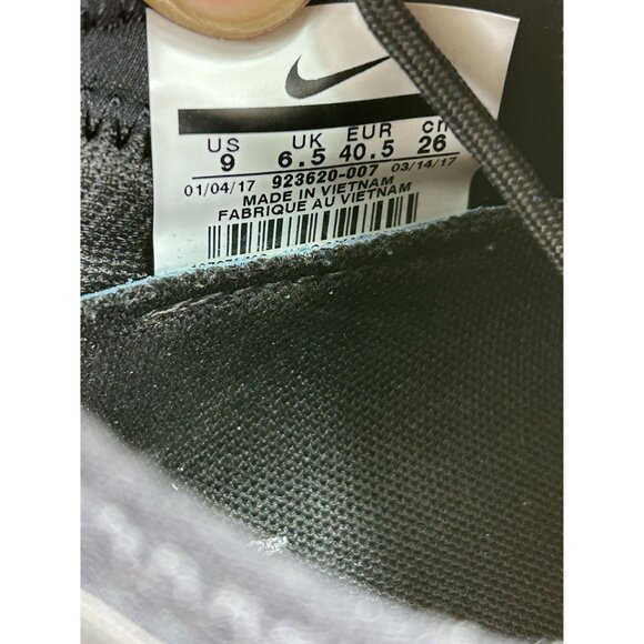 Nike Lunarcharge Essential Black Obsidian Athletic Shoes Womens Size 9 - Picture 7 of 8